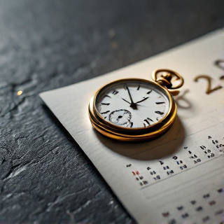 Brass stopwatch resting on a calendar page, representing the strict Google Ads verification deadline
